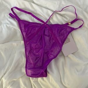 Savage X Fenty strappy mesh bikini and bralette